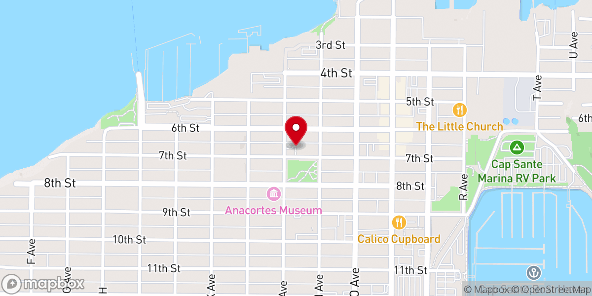 Map showing location of Christ Episcopal Church