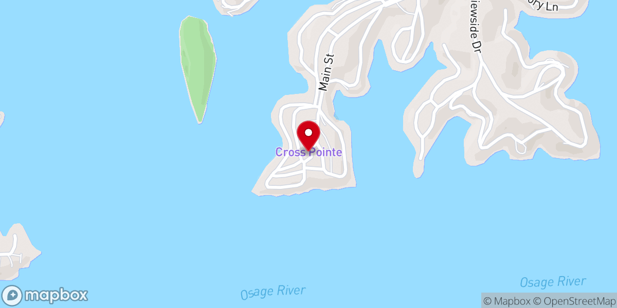 Map showing location of Assembly of God Camp