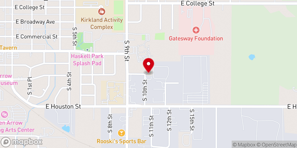 Map showing location of Catholic Charities Ministry of Compassion