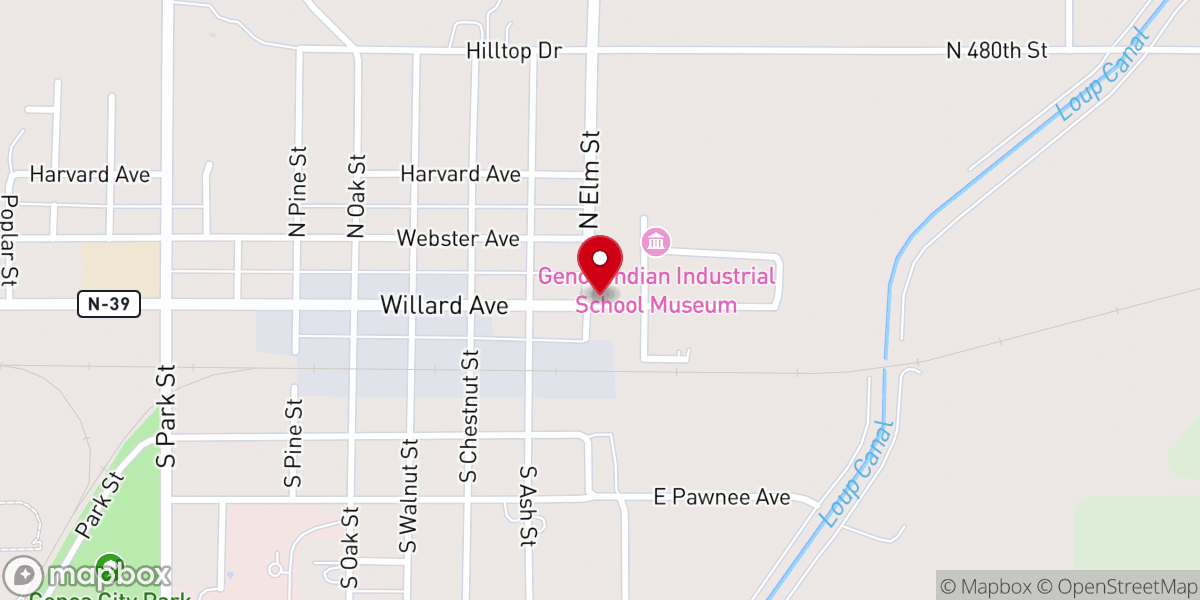 Map showing location of Saint Rose of Lima Catholic Church