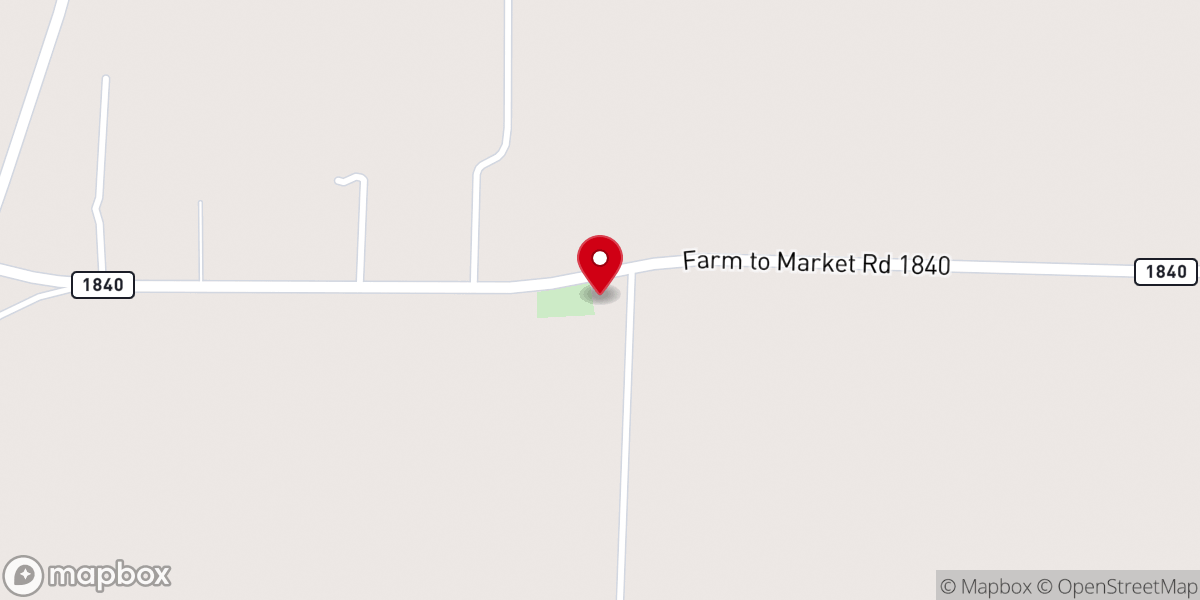 Map showing location of Godley Prairie Community Center