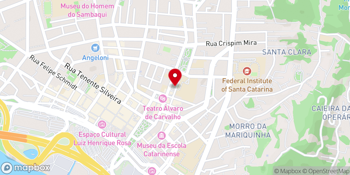 Map showing location of Nação dos Montes - Igreja de Florianópolis (IF)