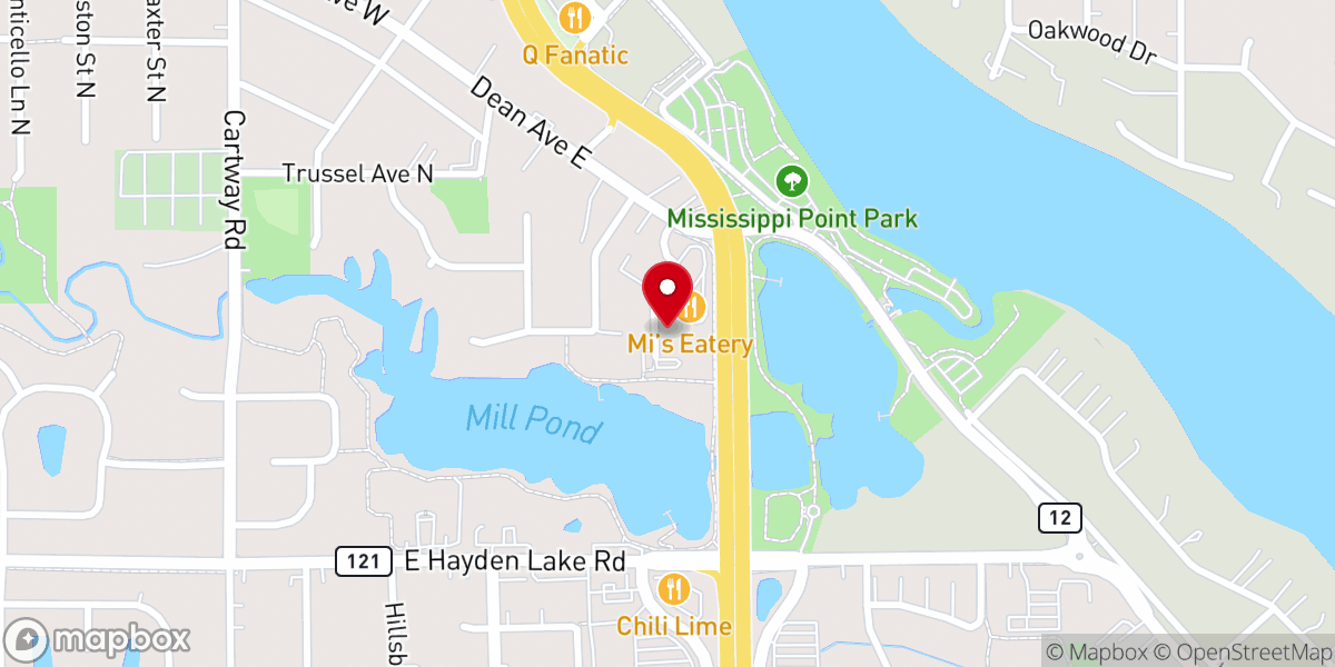 Map showing location of Champlin United Methodist Church
