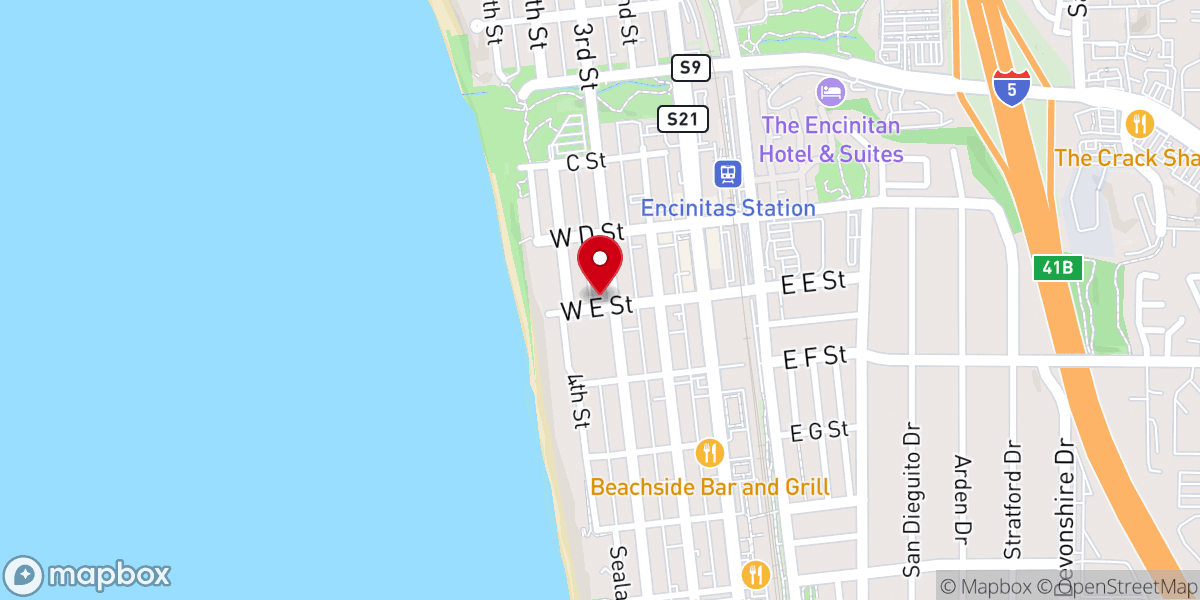 Map showing location of Chapel of Awareness
