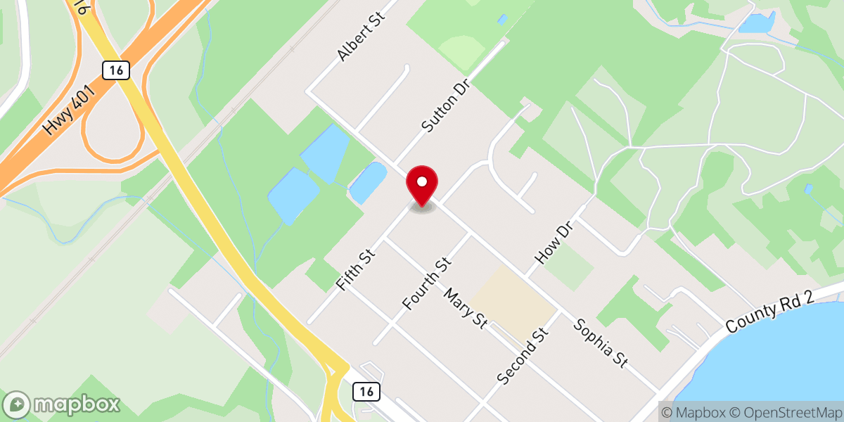 Map showing location of Chapel of St. Barnabas
