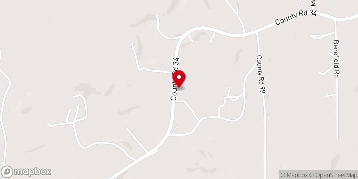 Map showing location of Cherry Hill Church of God