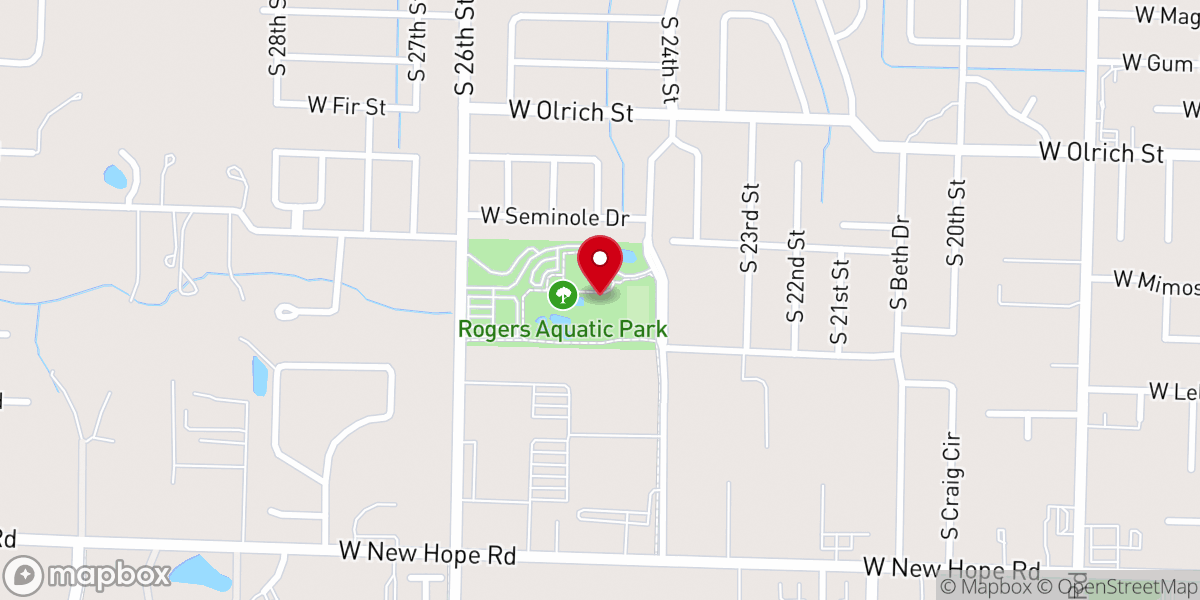 Map showing location of Chinmaya Mission Northwest Arkansas Inc