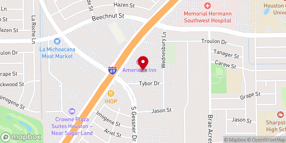 Map showing location of Chosen Community Church