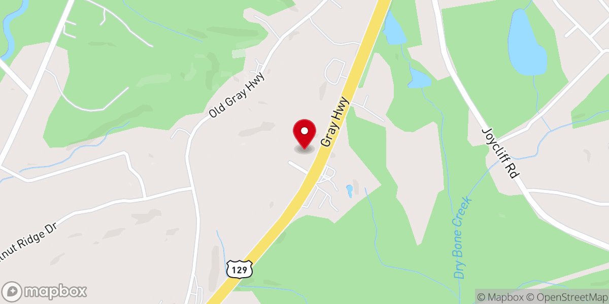 Map showing location of Christ Chapel East