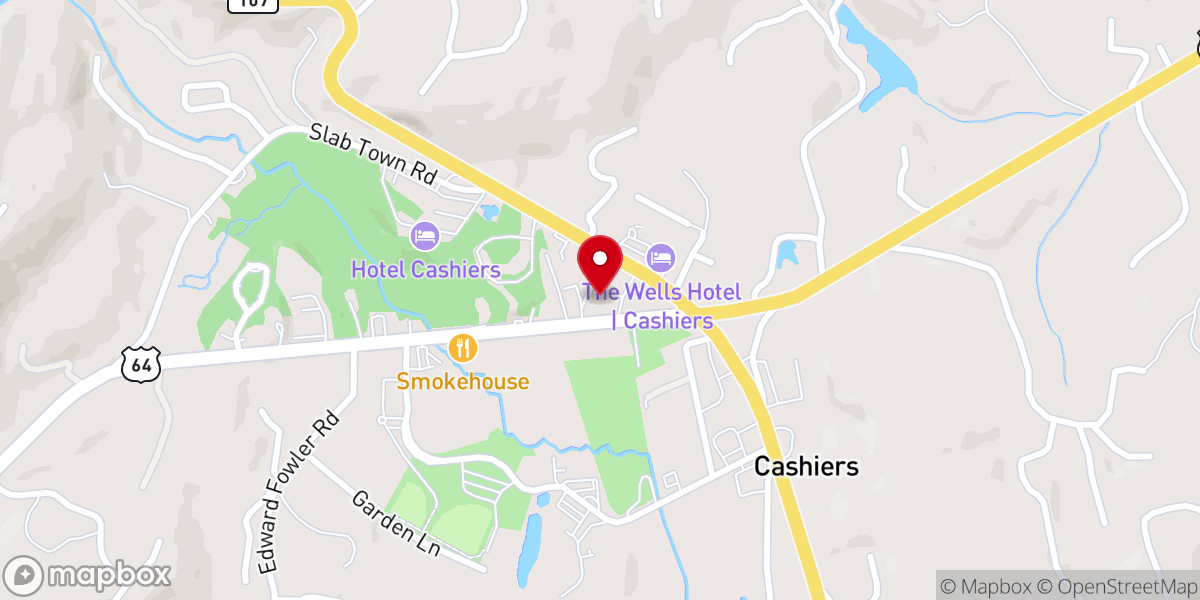 Map showing location of Christ Church of the Valley
