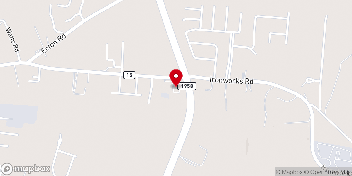 Map showing location of Christ Church of Winchester