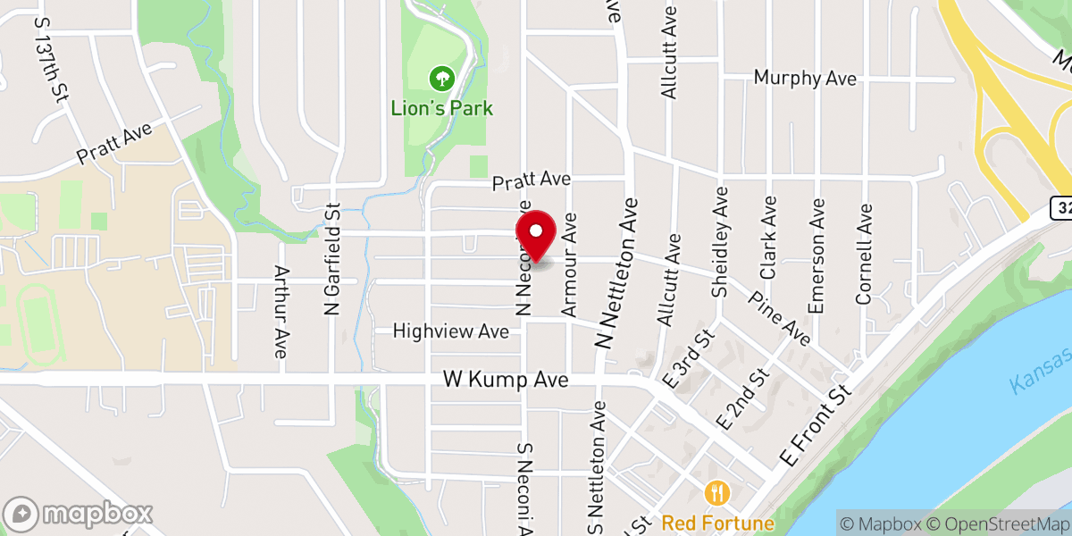 Map showing location of Christ First Ministries Inc