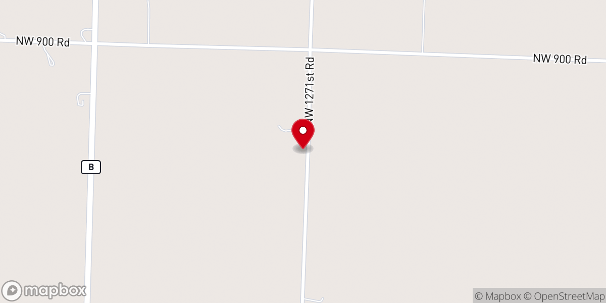 Map showing location of Christ's Christian Church