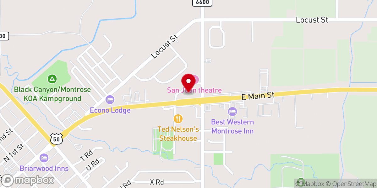 Map showing location of Christ's Church of the Valley
