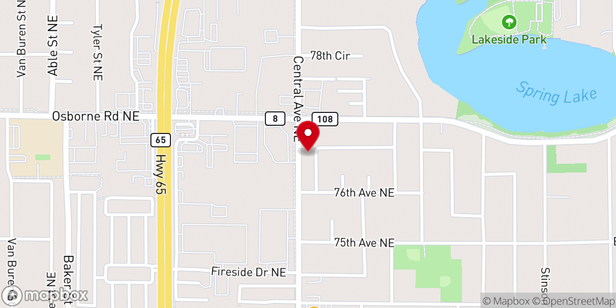 Map showing location of Christ Temple Apostolic Church