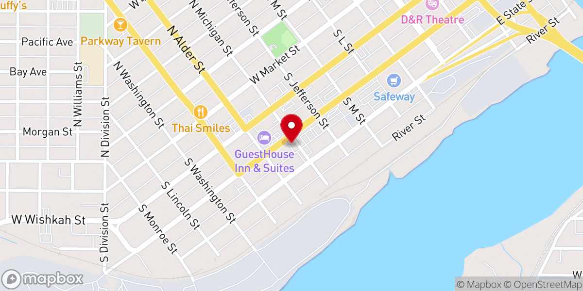 Map showing location of Christian Cable Ministries