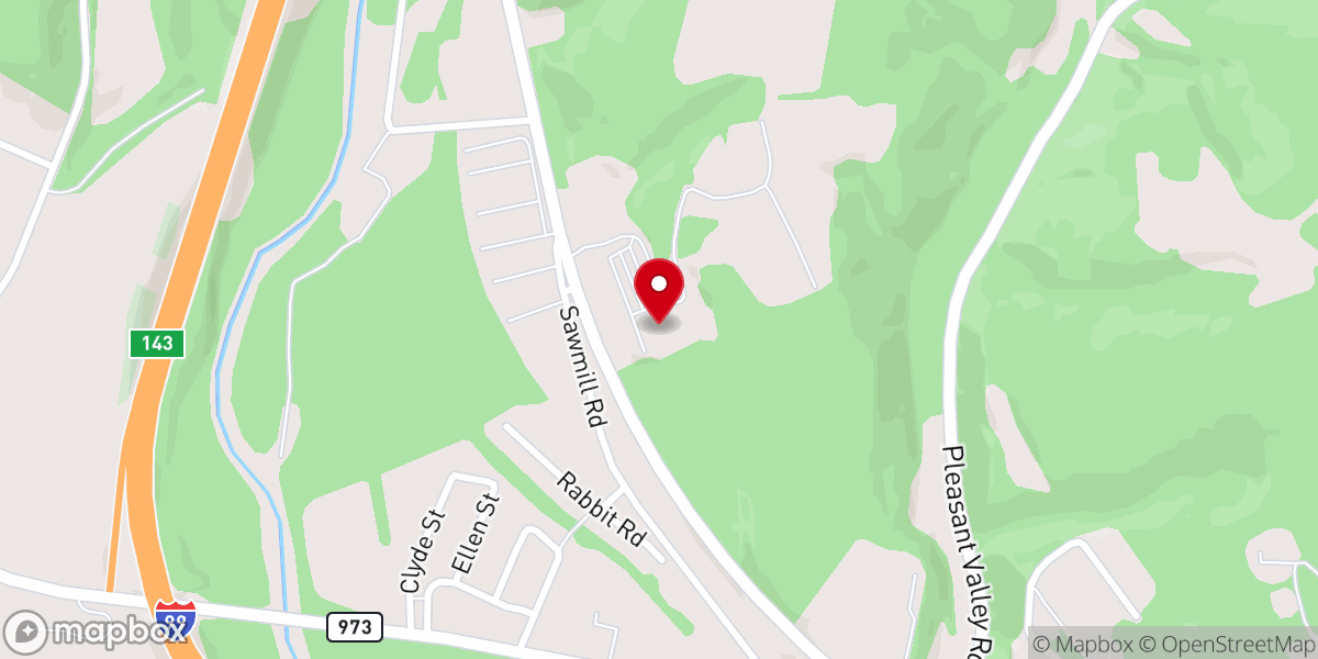Map showing location of Christian Church at Cogan Station