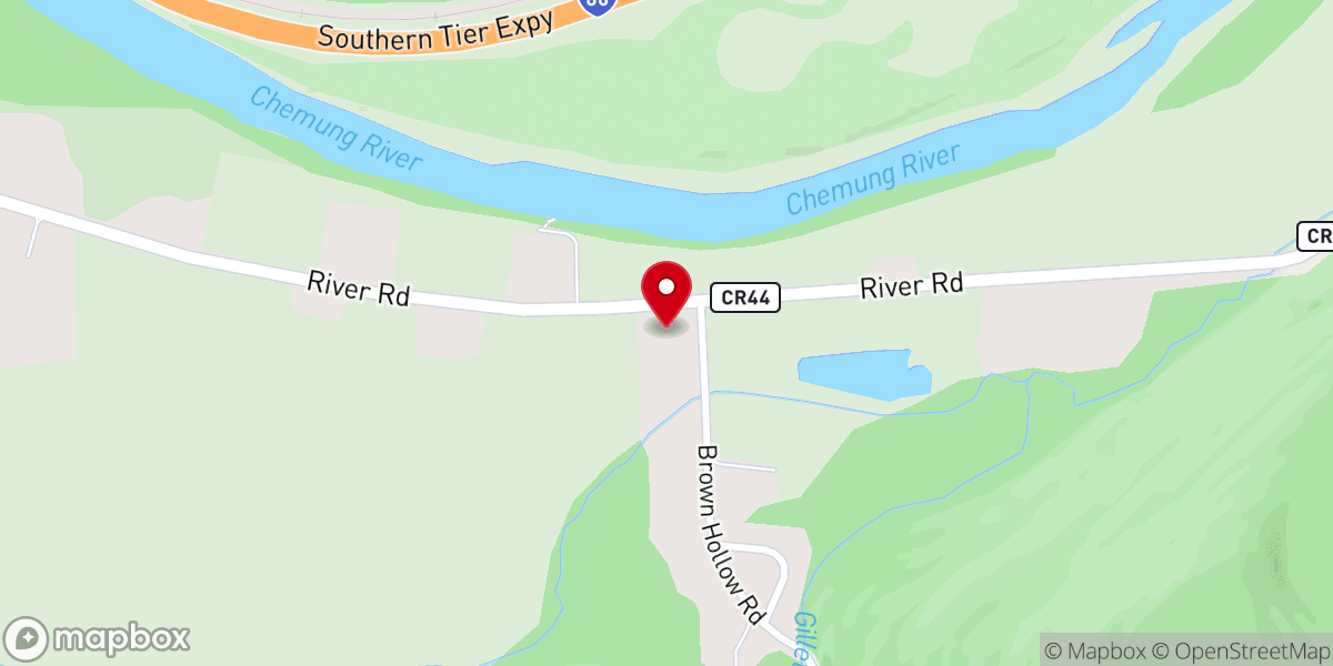 Map showing location of Christian Life Baptist Church