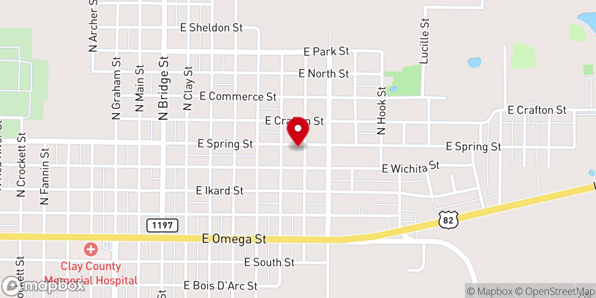 Map showing location of Church-God-Henrietta Prsng