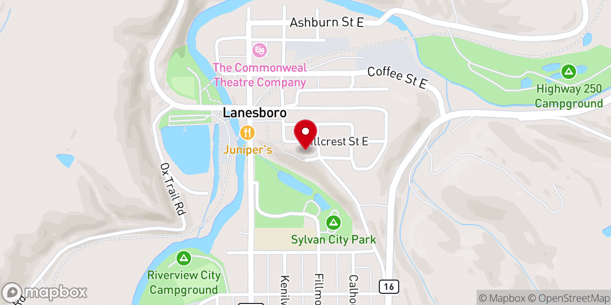 Map showing location of Church Hill School Condominiums