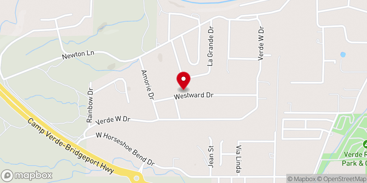 Map showing location of Church of Christ Blackhills