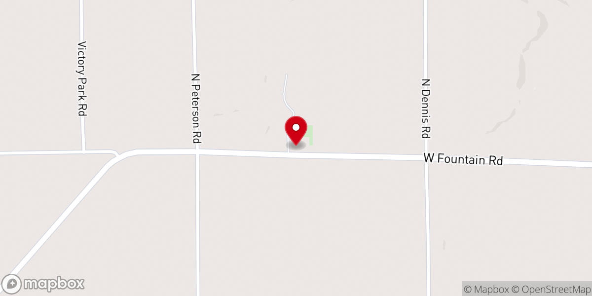 Map showing location of Church of Christ Ludington