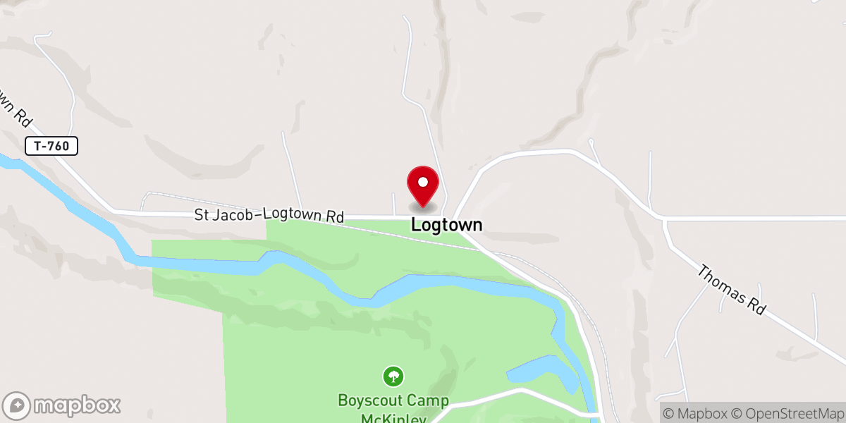 Map showing location of Church of Christ of Lisbon, Ohio