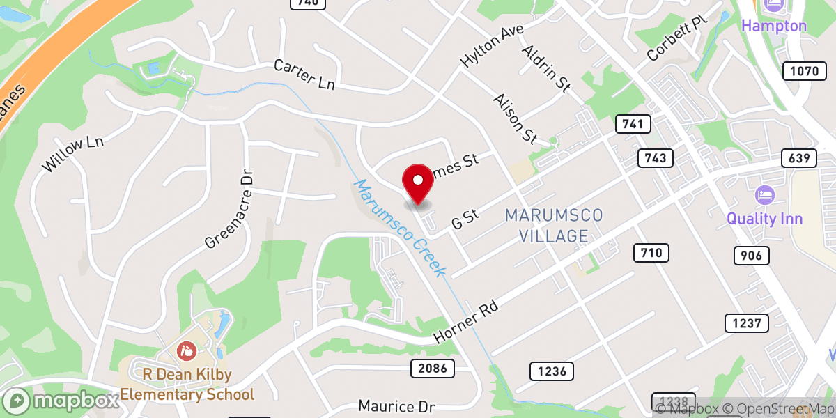 Map showing location of Church of God-Trinity Temple