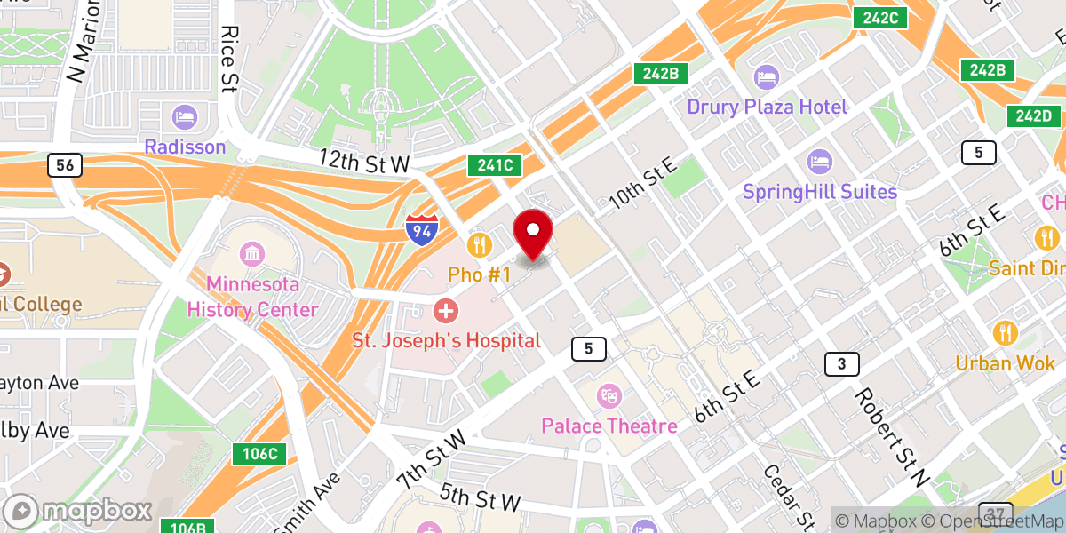 Map showing location of Church of Scientology of Twin Cities