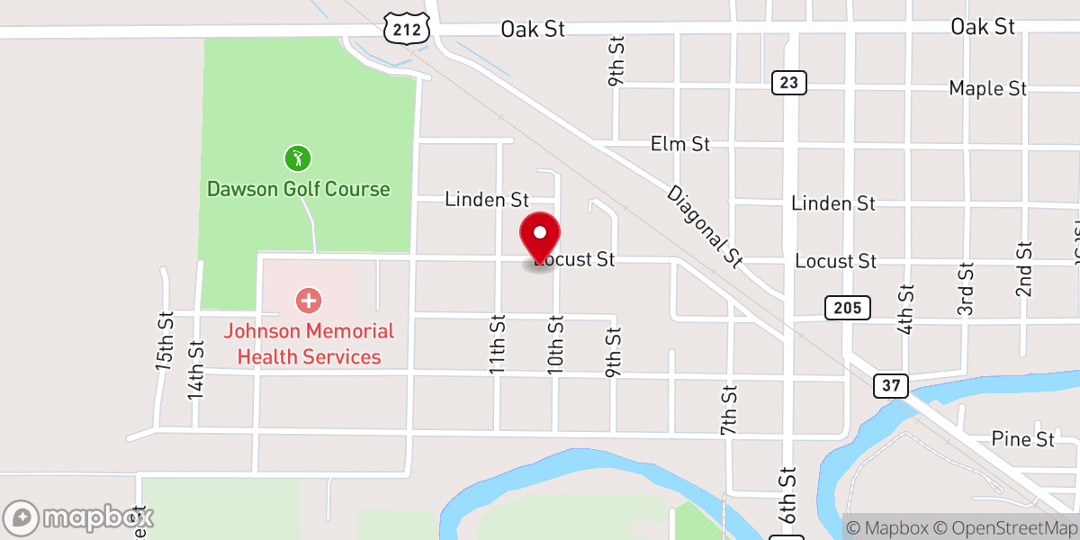 Map showing location of Church of St. James