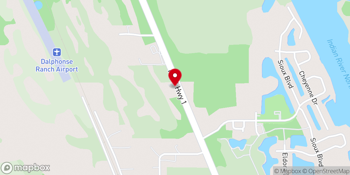 Map showing location of Church on the Way, A Church of the Nazarene