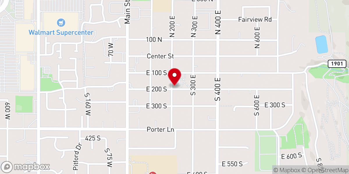 Map showing location of Church Well