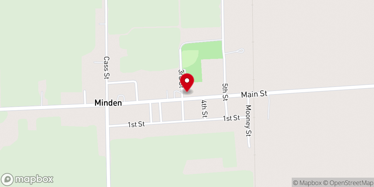 Map showing location of CLERK - MINDEN TOWNSHIP