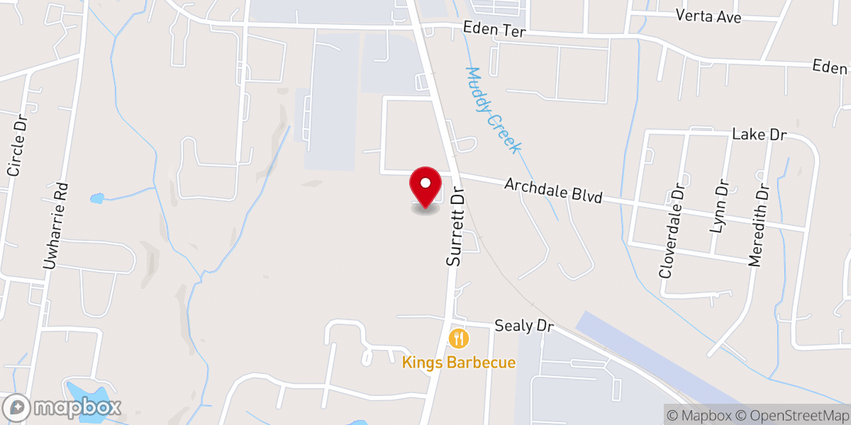 Map showing location of Cloverdale Church-The Living