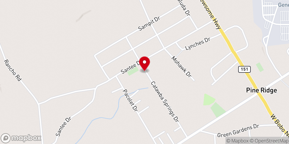 Map showing location of Clyde Church of God