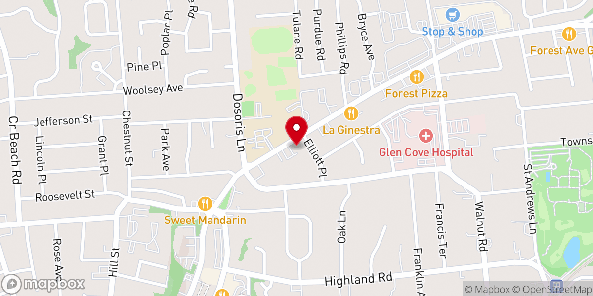 Map showing location of Community Gospel Church