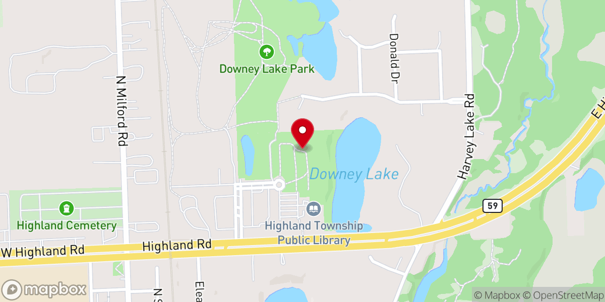 Map showing location of Community Sharing Outreach Center