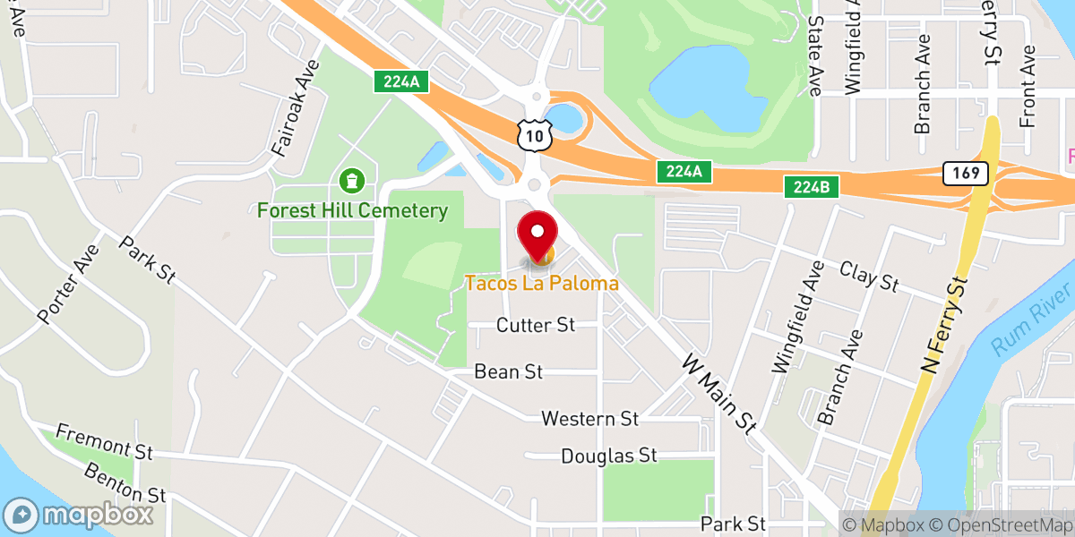 Map showing location of Compassion Church