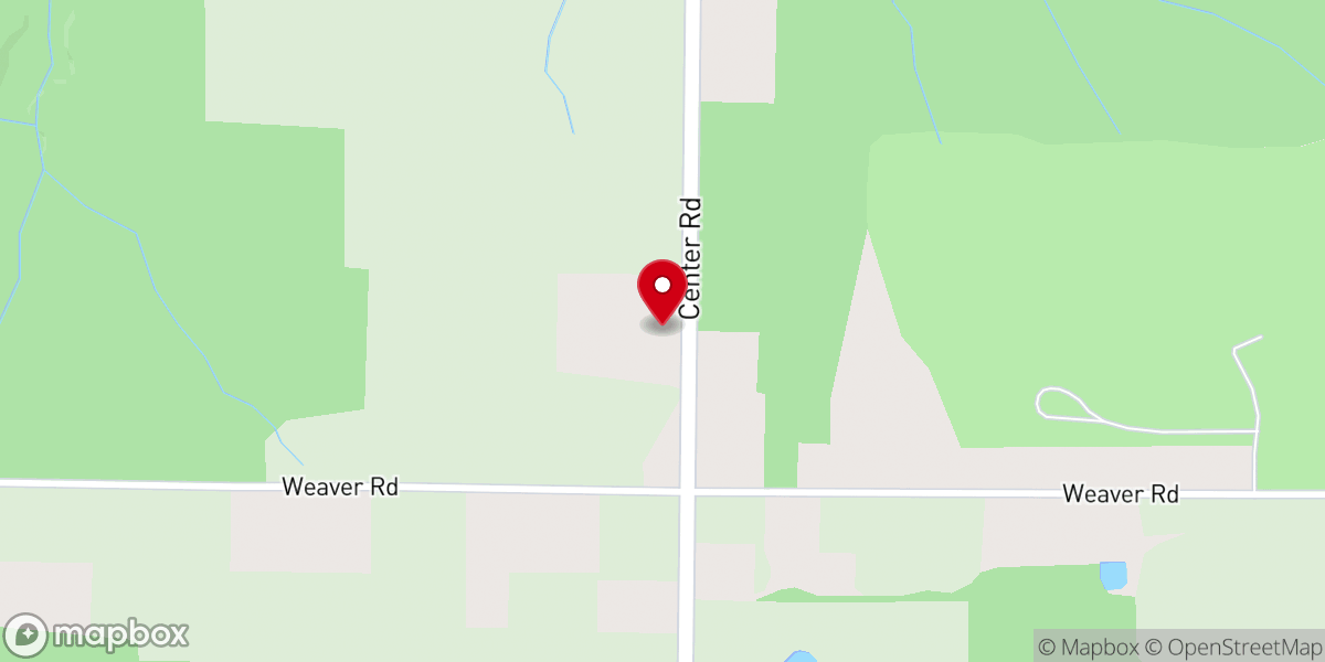 Map showing location of Conneaut Church of God