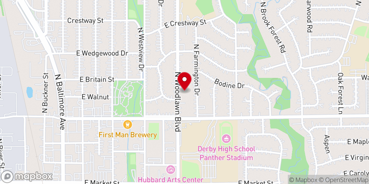 Map showing location of Cornerstone Family Ministries