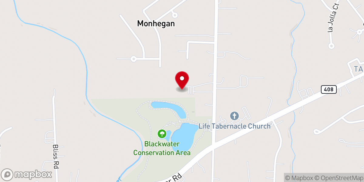 Map showing location of Cornerstone Fellowship