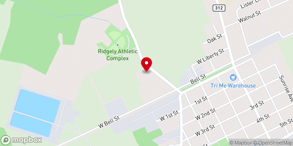 Map showing location of Cow Barn Events