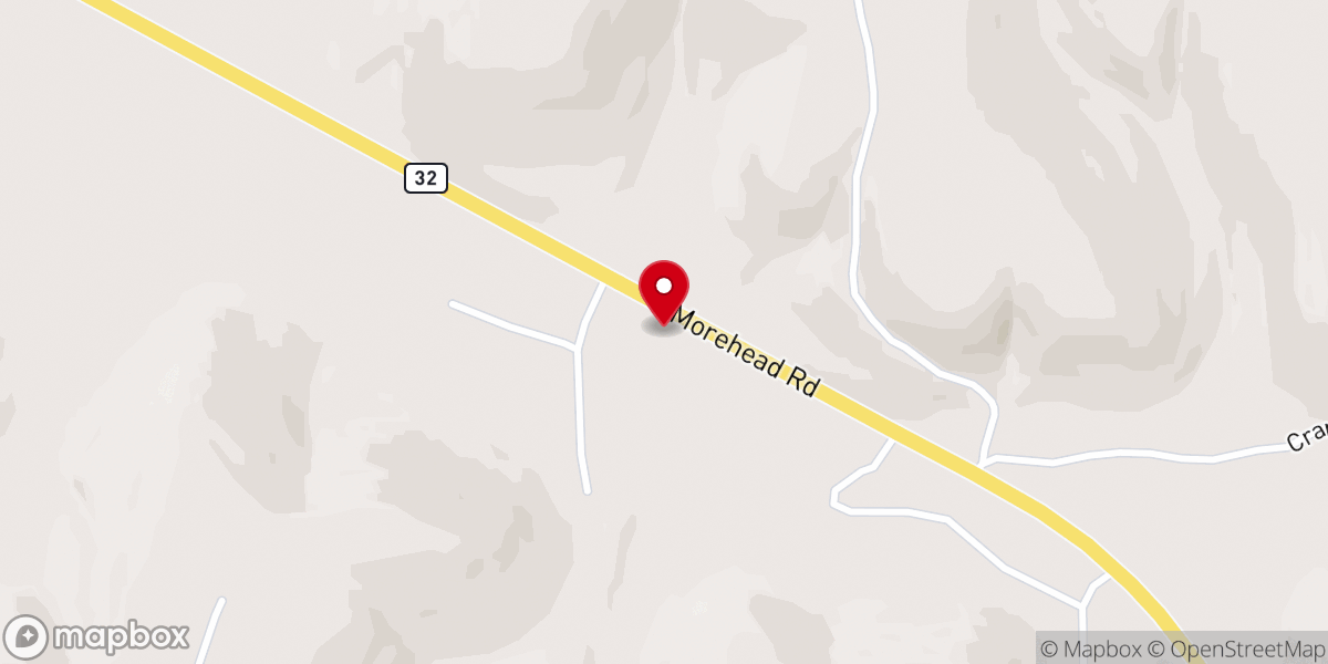 Map showing location of Crane Creek Church