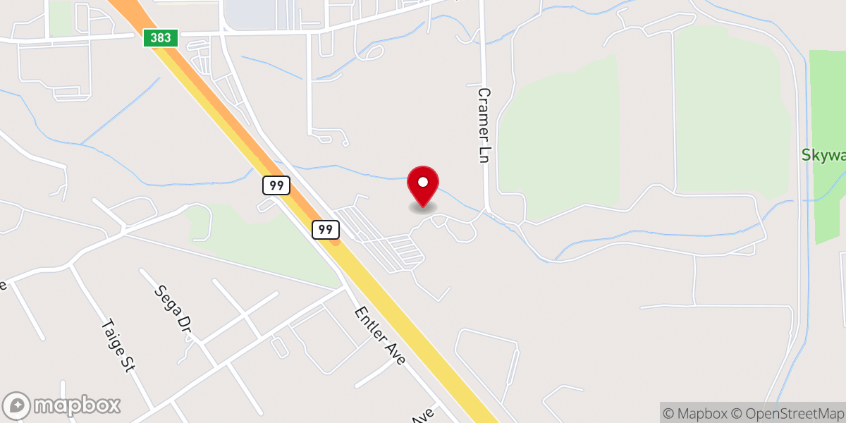 Map showing location of Cristo Salva Church