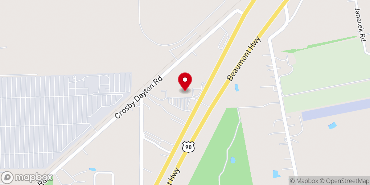 Map showing location of Crosby Church