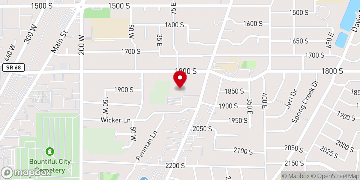 Map showing location of Cross of Christ Lutheran Church (LCMS)