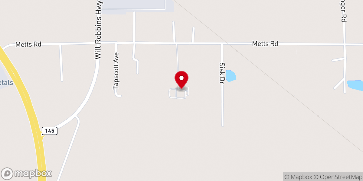 Map showing location of Crosspointe Fellowship Church