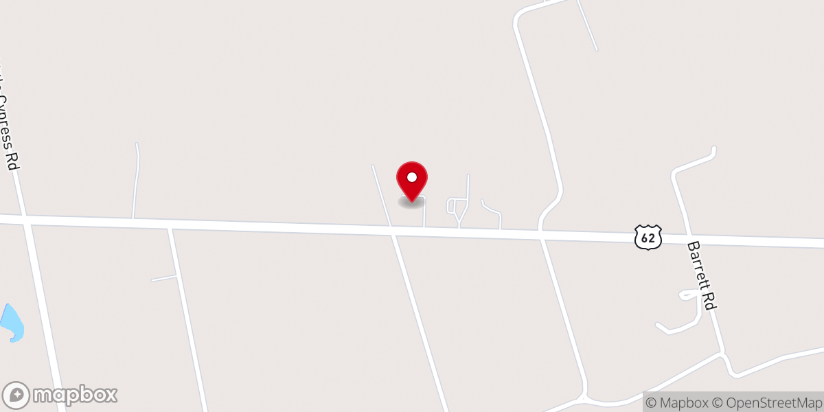 Map showing location of Crossroads Methodist church