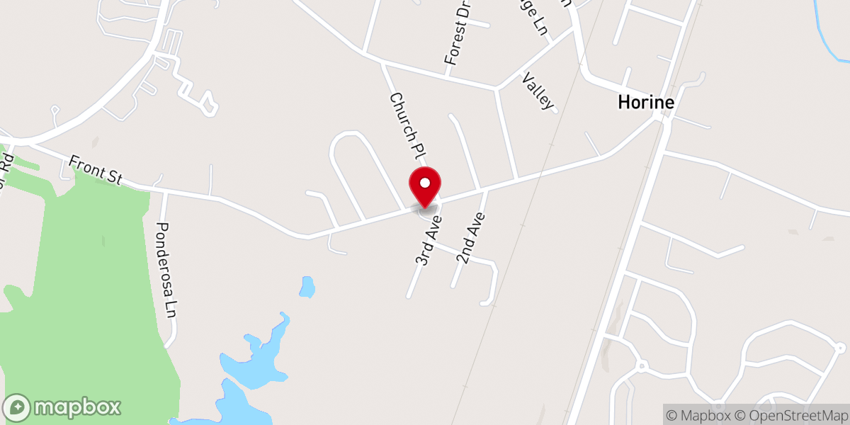 Map showing location of Crossroads Missionary Baptist