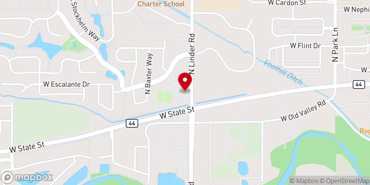 Map showing location of Give Hope Food Pantry